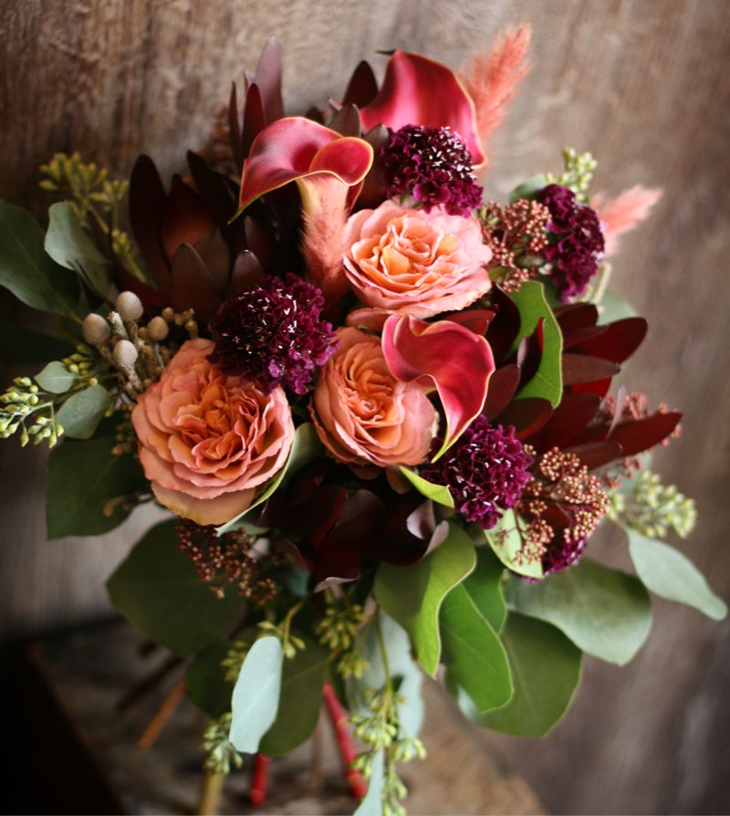 オーダーブーケの例(秋色)